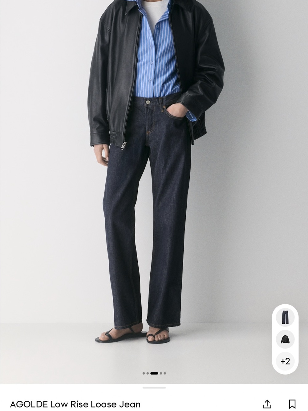 Agolde Low Rise Loose Jeans